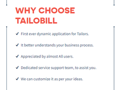 TailoBill Screenshot 2