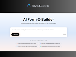 Tailwind AI Form Builder