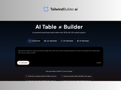 Tailwind AI Table Builder