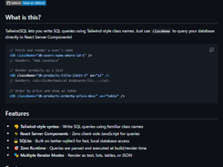 TailwindSQL Screenshot 1