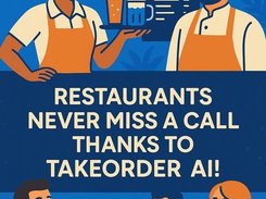 Takeorder AI eliminates missed calls for restaurants with 24/7 voice assistant technology. Automates phone orders, reservations, and customer service while staff focus on food preparation and the in-person dining experience.