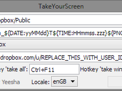Options window