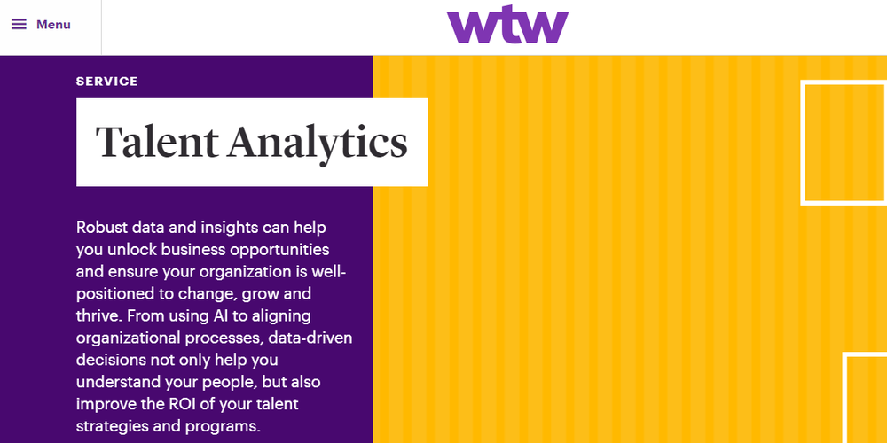 Willis Towers Watson Talent Analytics Screenshot 1