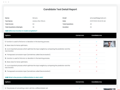 Skill Assessment Reports