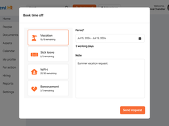 TalentHR - Time Off Tracking