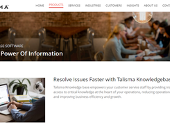 Talisma Knowledgebase Screenshot 1