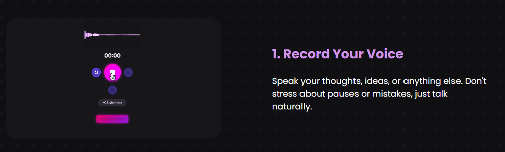 TalkNotes Screenshot 1