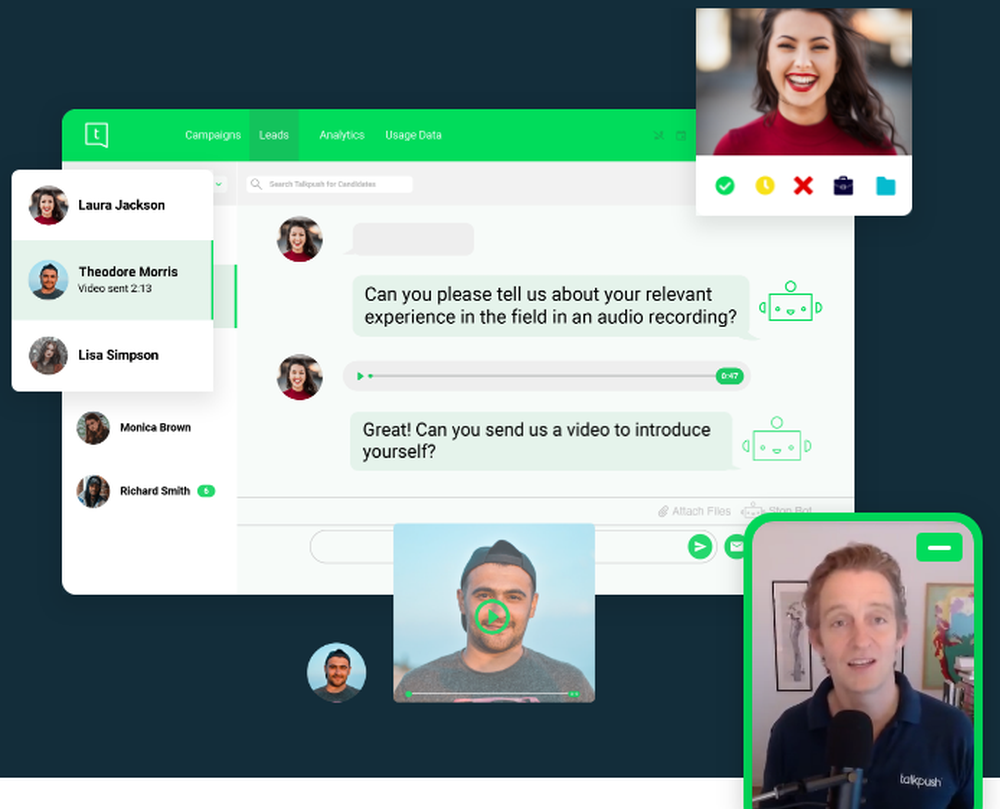 Talkpush  Screenshot 1