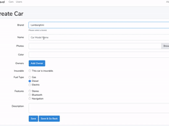 TALL-stack form generator Screenshot 1