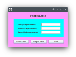 Formulario básico con Java Windows Builder