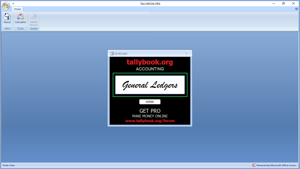 Tally Book Screenshot 1