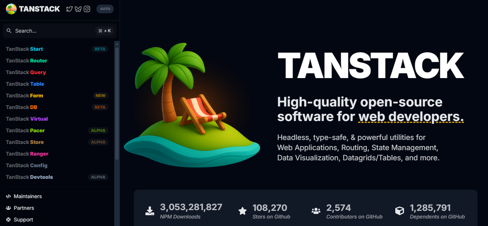 TanStack Screenshot 1