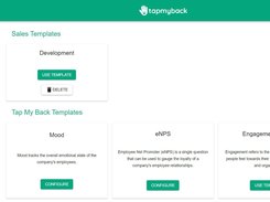 Create your own pulse surveys or pick from Tap My Back science-based templates and choose its recurrency  