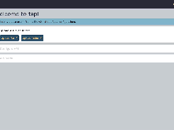 Welcome page with quick start