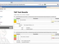 Another example of tap4j being used in Jenkins TAP Plug-in