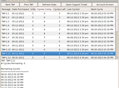 Tap Manager Screenshot