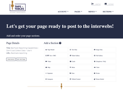 Add a section block or edit one that is already there. Update your site in just a few clicks.