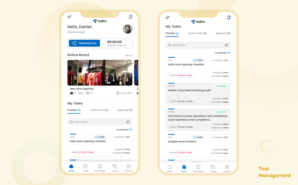 Digitalized Tasks, Processes and Workflows