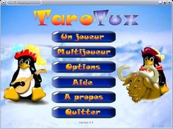 Main menu (in french and under linux)