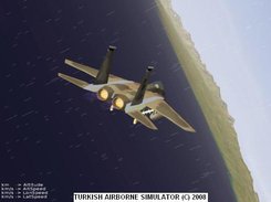 F15C is flying to Turkey above the Aegean Sea .