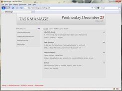 The Main Screen of taskmanage