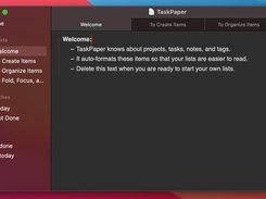 TaskPaper Screenshot 1