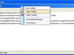 Manage task lists for the current folder