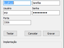 Configuração de banco de dados