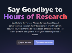 Tavily Screenshot 1