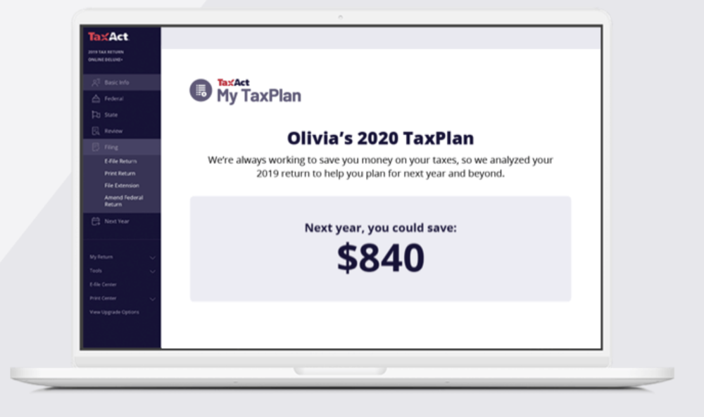 TaxAct Screenshot 1