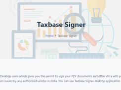 Taxbase Signer Screenshot 1