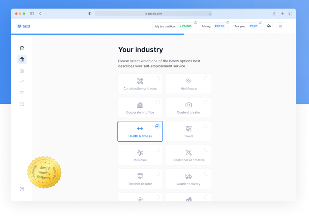 Taxd Screenshot 1