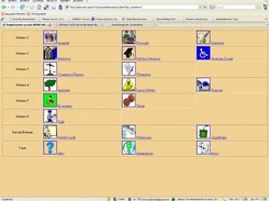 schermata di selezione dell'argomento