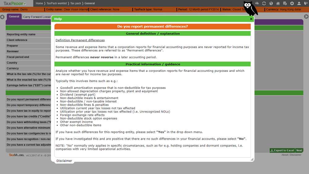 TaxProof Screenshot 1