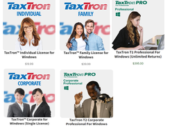 Windows TaxTron Price Package