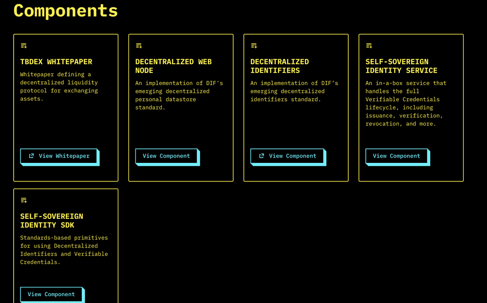 tbDEX Screenshot 1