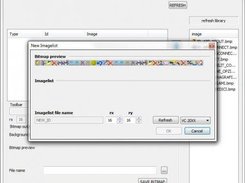Toolbar editor imagelist editing