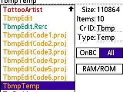 Database list view