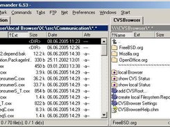 Example of Local File Browser Pane