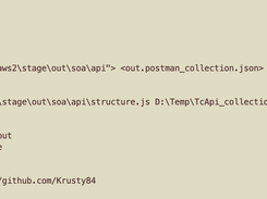 TCApi2Postman Screenshot 1