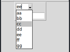 widget in menu