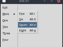left side menu