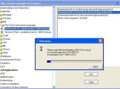 Browsing and downloading packages