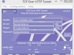 TCP Over HTTP Tunnel Screenshot 1