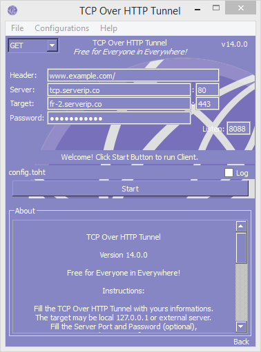 Tcp Over Http Tunnel Download Sourceforge Net