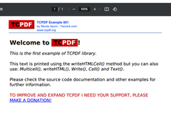 TCPDF Screenshot 1