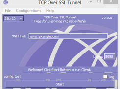 TCP Over SSL Tunnel Screenshot 1
