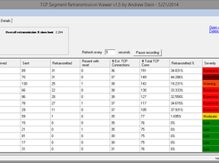 Retransmission view - uTorrent was running and then it was terminated