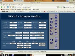 Web gui for the application