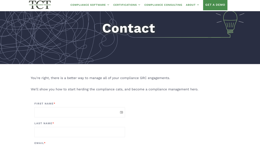 TCT Portal Screenshot 1